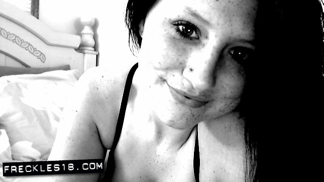 Freckles ejaculation lingerie sport
